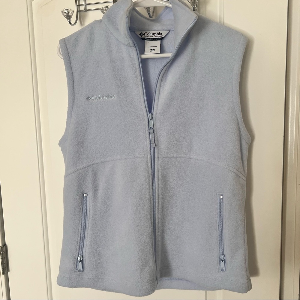 Columbia Sky Blue Women's Fleece Vest